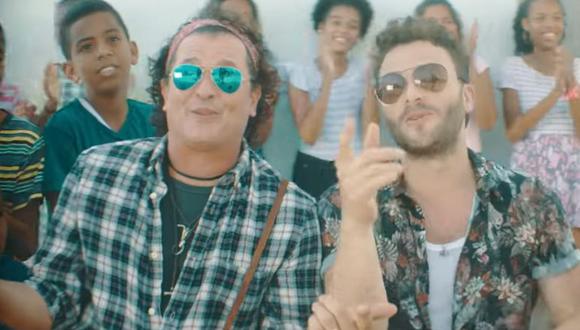 Carlos Vives y Gusi en el videoclip "Indira". (Foto: YouTube)