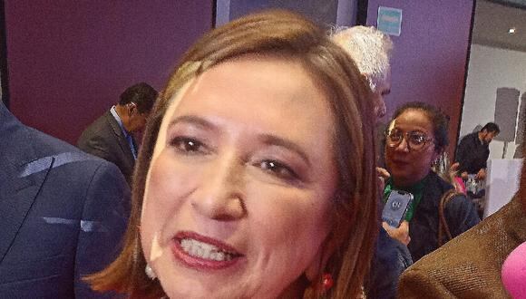 La precandidata presidencial para el 2024 del partido Frente Amplio por México, Xóchitl Gálvez, en la Ciudad de México, México, el 9 de noviembre de 2023. (Foto de Alfonso Fernández / EFE)