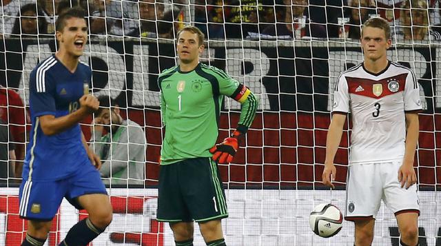 Argentina se cobró revancha del Mundial ante Alemania  - 1