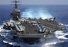 USA envía portaaviones hacia la Península de Corea como muestra de fuerza
