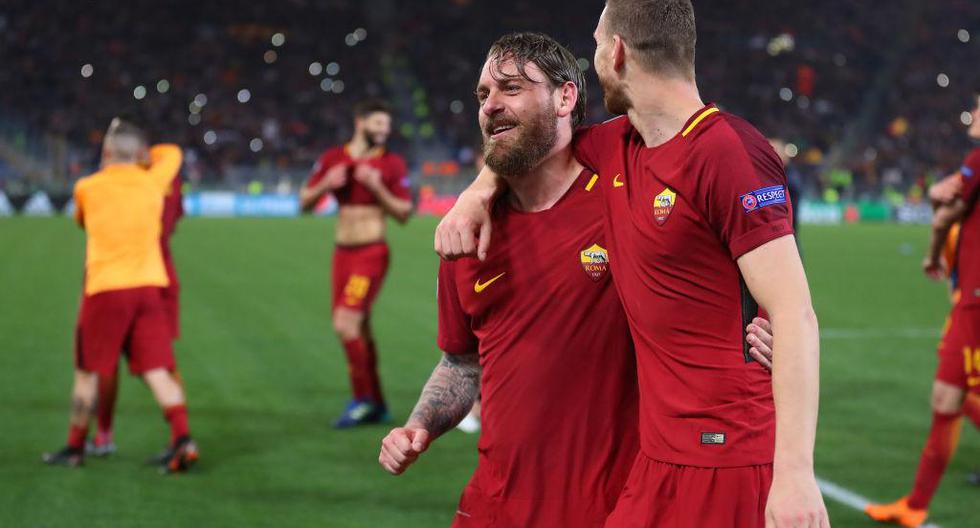 La Roma accedió a semifinales de la Champions League luego de eliminar al Barcelona. | Foto: Getty Images