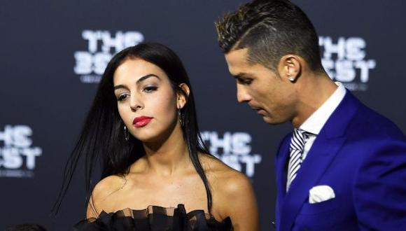Georgina Rodríguez y su pareja, el famoso futbolista Cristiano Ronaldo. (Foto: Agencias)