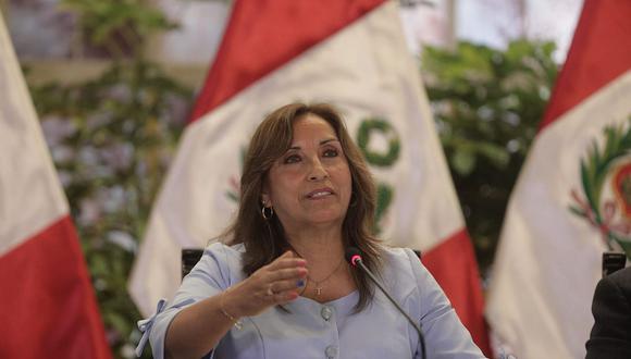 Dina Boluarte exhortó a los dirigentes políticos y sociales al diálogo. (Foto: GEC)
