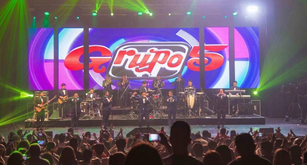 Grupo 5 brindó concierto en el teatro Gran Rex de Buenos Aires. (Foto: Difusión)