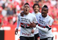 Christian Cueva: el peruano anotó el 2-0 en el partido Sao Paulo vs Figueirense