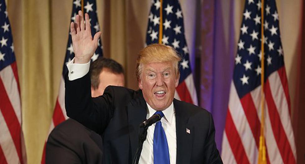 Donald Trump se burla de Marco Rubio, quien no ha ganado en las primarias. (Foto: Getty Images)