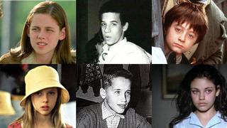 Hollywood: así lucían estos actores cuando eran niños | FOTOS