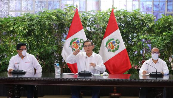 El presidente Martín Vizcarra indicó que las medidas que se tomen deben estar dentro del marco de la emergencia. (Foto: Presidencia)