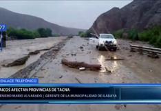 Tacna: hasta el momento no hay víctimas mortales tras huaico en Ilabaya | VIDEO