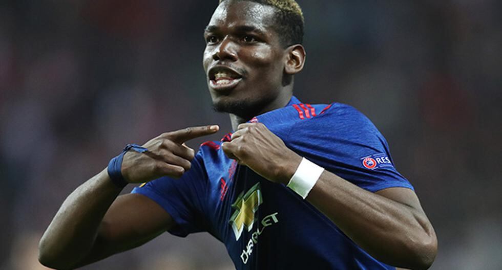 Paul Pogba abrió el camino al triunfo del Manchester United sobre el Ajax en la final de la Europa League (Foto: Gettyy Images)