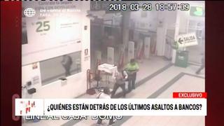 Capturan a tres delincuentes que robaron banco en Chorrillos