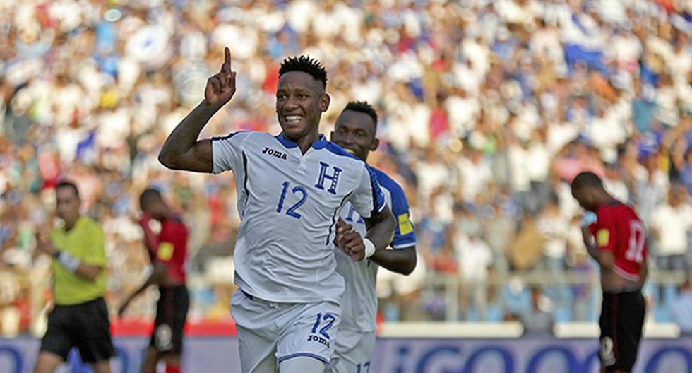 Con los goles de Rommel Quioto, Emilio Izaguirre y Eddie Hernandez, Honduras encaminó su primer triunfo en el Haxagonal Final de Eliminatorias Rusia 2018 ante Trinidad y Tobago. (Foto: EFE)