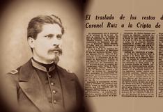 Cuando los restos del inventor y militar peruano Pedro Ruiz Gallo fueron trasladados a la Cripta de los Héroes