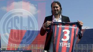 Mario Yepes es nuevo jugador de San Lorenzo de Almagro