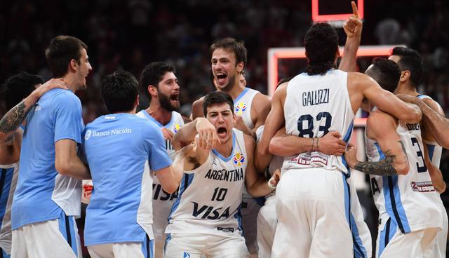 Argentina venció 80-66 a Francia en semifinales. (Foto: AFP)