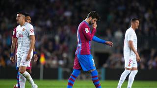 Eric García lo reemplazó: Gerard Piqué le solicitó el cambio a Xavi en el Barcelona vs. Mallorca