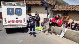 La Libertad: pareja de esposos y su hijo de dos años mueren en trágico accidente ocurrido en una peligrosa curva en Huamachuco 