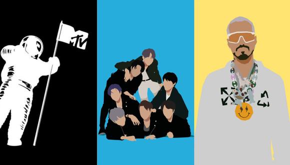 MTV Video Music Awards 2020 serán al aire libre con BTS y J Balvin. (Foto: @VideoMusicAwards)