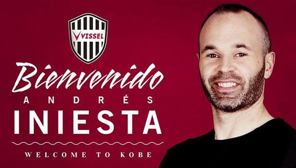 Andrés Iniesta reveló por qué fichó por el Vissel Kobe de Japón. (Foto: Facebook)