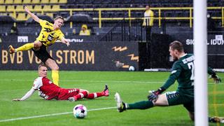 El doblete de Haaland ante Friburgo que hizo ‘estallar’ de alegría a los hinchas del Borussia Dortmund [VIDEO]