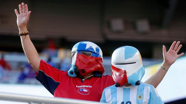 Argentina-Chile: hinchas viven la fiesta en el estadio [FOTOS] - 1