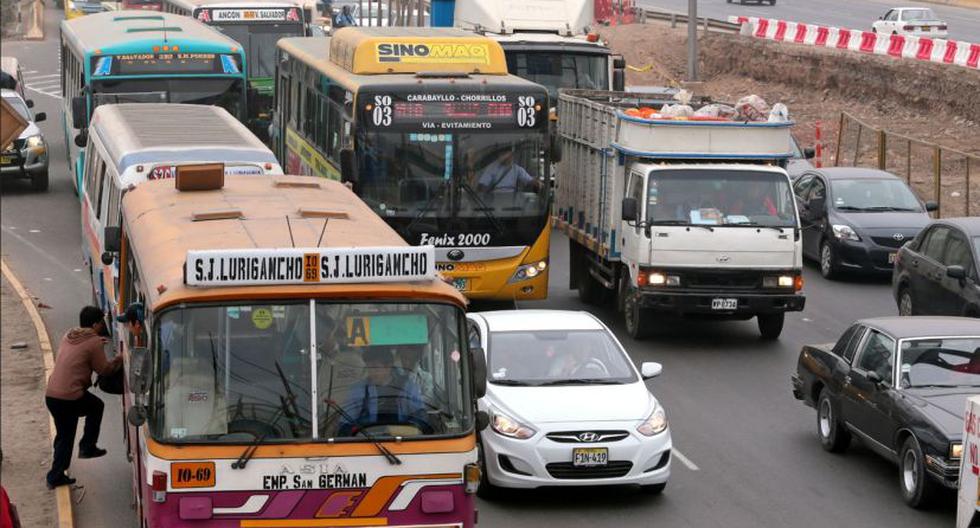 Transporte en Lima. (Foto: Andina)