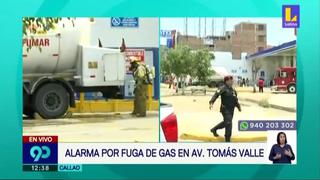 Callao: se registra fuga de gas de un camión cisterna en la Av. Tomás Valle | VIDEO 