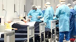 Ica: trasladan a pacientes COVID-19 a nuevo ambiente temporal del hospital San José de Chincha