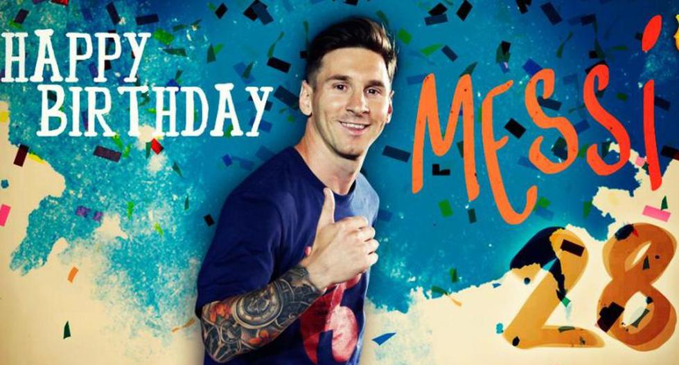 Lionel Messi recibió sus 28 años en Chile, donde participa de la Copa América 2015. (Foto: Twitter Barcelona)