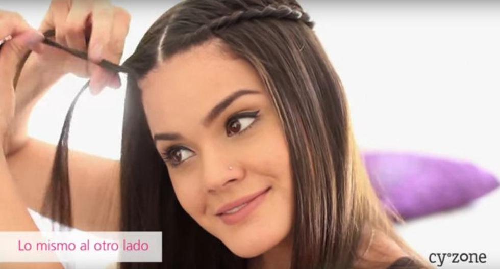 Las trenzas cascadas están de moda y realizarte este peinado tú sola es muy sencillo. (Foto: Cyzone)