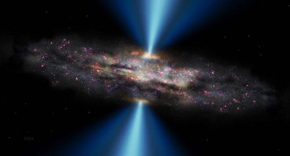 Un agujero negro. (Foto: NASA / M. Helfenbein, Yale University / OPAC)