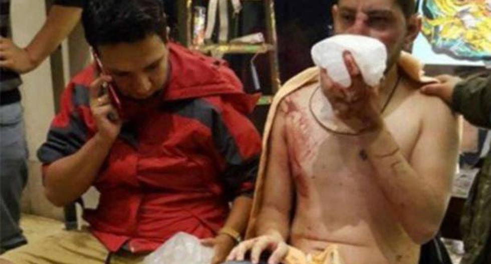 Hinchas de Jorge Wilsterman fueron agredidos por seguidores de River Plate previo al duelo en la Libertadores | Foto: Twitter