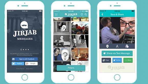 Jib Jab Messages: la app para crear gifs con nuestros rostros