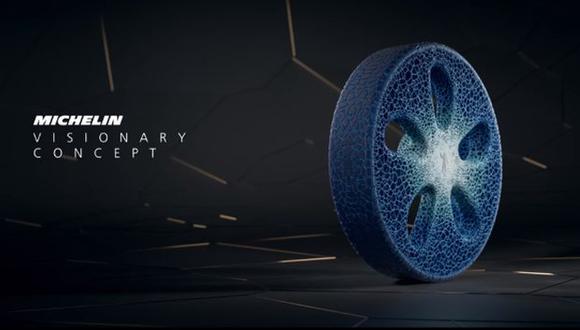 Los nuevos neumáticos de Michelin también podrán ser impresos con diseños personalizados. (Foto: captura de YouTube)