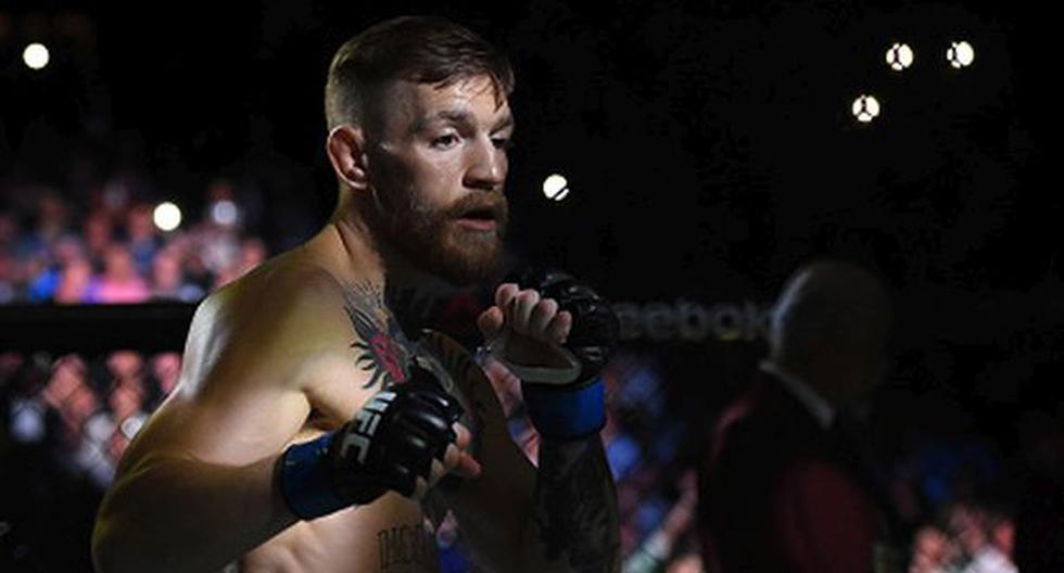 Así reaccionó Conor McGregor tras conocer la lesión de Rafael dos Anjos antes del UFC 196. (Foto: Getty Images)
