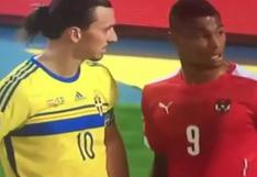 [VIDEO] Zlatan Ibrahimovic y su gesto de desprecio con un rival 