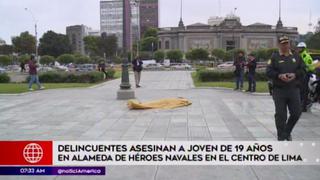 Asesinan a joven a puñaladas tras resistirse a robo frente al Palacio de Justicia