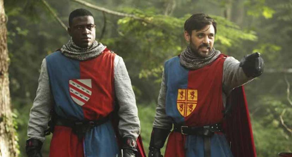 Sinqua Walls es Lancelot y Liam Garrigan es el rey Arturo en 'Once Upon a Time' (Foto: ABC)