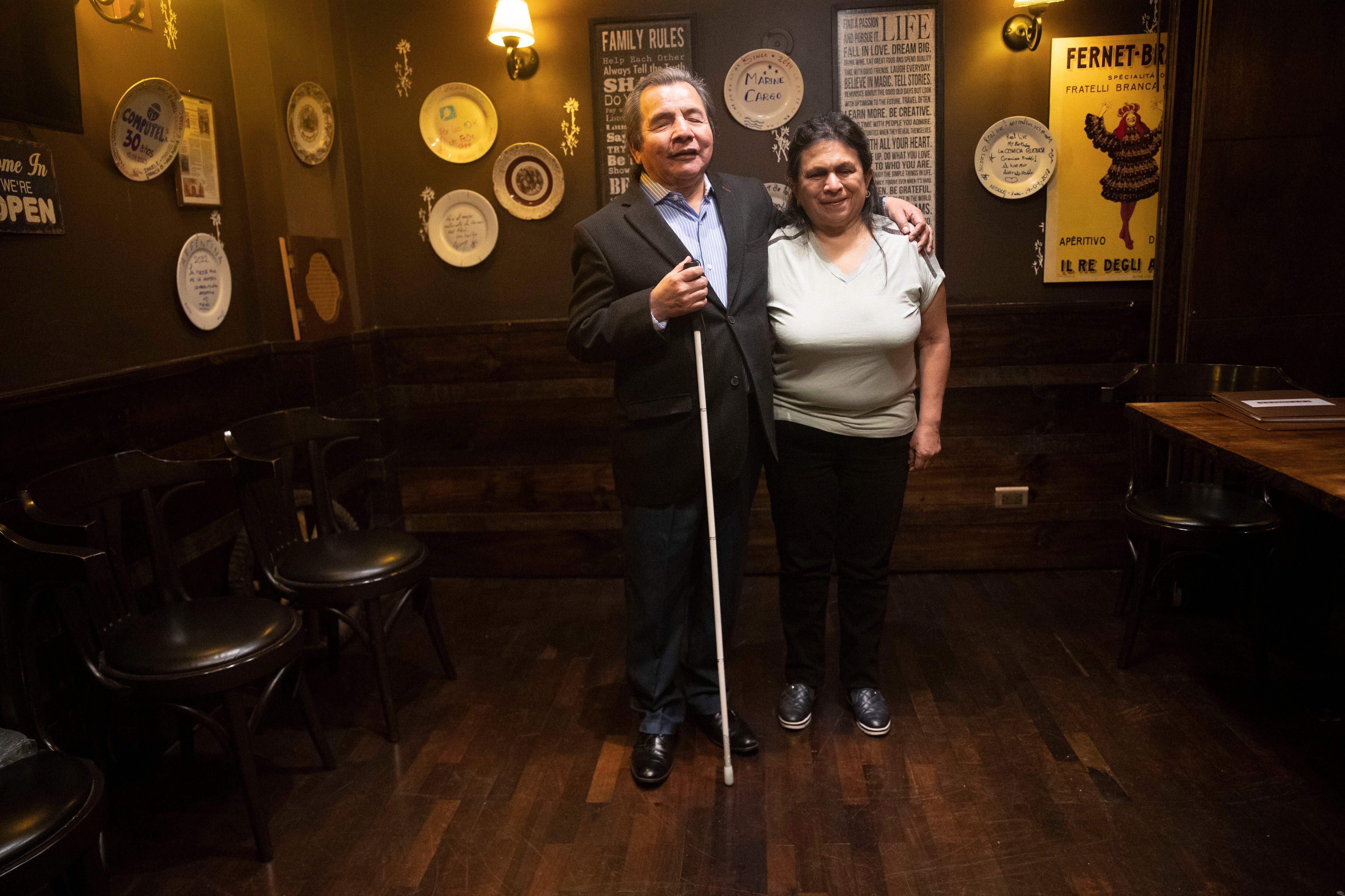 Jorge Llerena y su esposa Lourdes Montoya se mostraron entusiasmados por esta iniciativa (foto: Hugo Pérez).