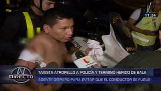 Policía disparó contra chofer para evitar ser atropellado