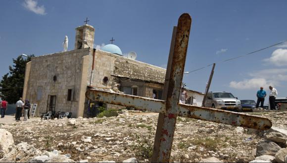Iglesia de Santa María Gaza Iqrit Melquita greco-católica. (Foto: Fox News)