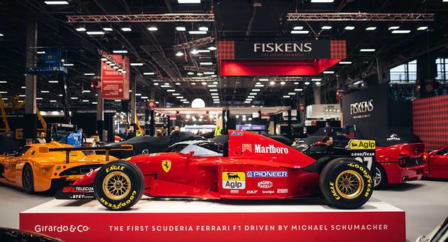 El Ferrari 412 T2 fue conducido por Michael Schumacher en su llegada a la escudería Ferrari. (Fotos: Girardo & Co.).