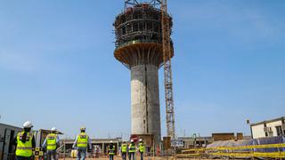 MTC: Nueva torre de control del aeropuerto Jorge Chávez tiene un avance de casi 50% en obras