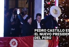 Pedro Castillo fue proclamado como nuevo presidente electo del Perú
