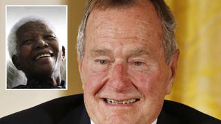 George H. W. Bush dio por muerto a Mandela y envió condolencias
