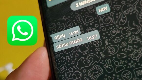 Así puedes escribir 'al revés' en WhatsApp. Sigue todos los pasos para conseguirlo. (Foto: MAG)