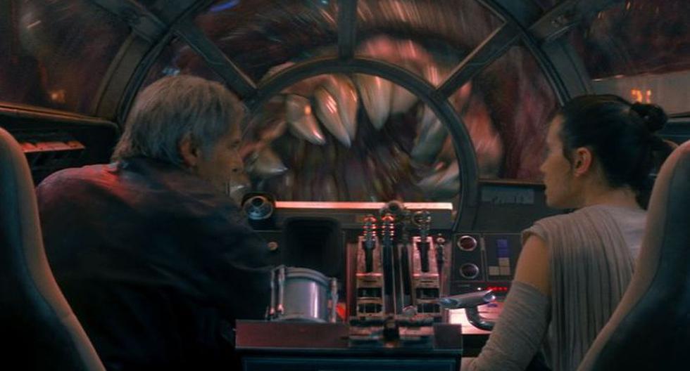 Harrison Ford es Han Solo y Daisy Ridley es Ridley en 'Star Wars: The Force Awakens' (Foto: Lucasfilm)