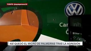 Bus del Palmeiras fue apedreado por sus propios hinchas | VIDEO
