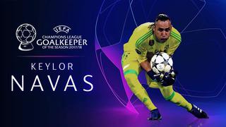 Keylor Navas, el mejor portero de la temporada en la UEFA Champions League