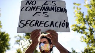 Protestas en Madrid por restricciones del Gobierno regional contra la pandemia de coronavirus | FOTOS